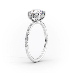 The Low Profile Kamellie Set With A 1.5 Carat Princess Lab Diamond