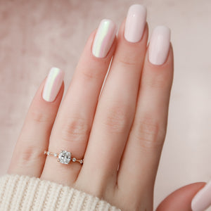 The Penelope Set With A 2 Carat Cushion Lab Diamond