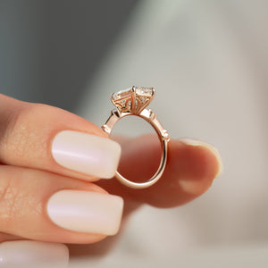 The Penelope Set With A 2 Carat Emerald Lab Diamond