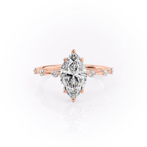 The Penelope Set With A 1.5 Carat Marquise Moissanite