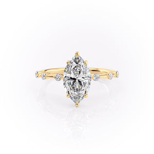 The Penelope Set With A 2.5 Carat Marquise Moissanite