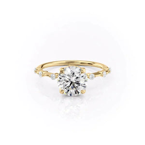 The Penelope Set With A 1.5 Carat Round Lab Diamond