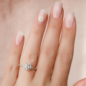 The Penelope Set With A 2 Carat Round Lab Diamond