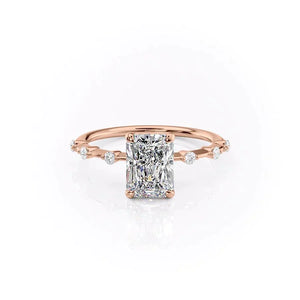 The Penelope Set With A Radiant Moissanite
