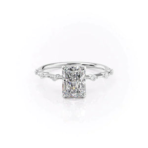 The Penelope Set With A Radiant Moissanite