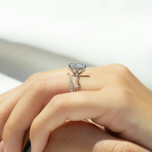 The Penelope Set With A 1.5 Carat Radiant Lab Diamond