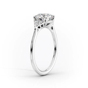 The Scarlett Set With A 3 Carat Oval Lab Diamond