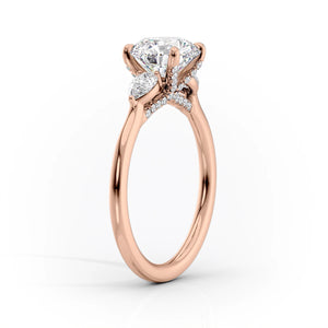 The Megan Set With A 2 Carat Pear Moissanite