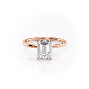 The Nelly Set With A 1.5 Carat Emerald Lab Diamond