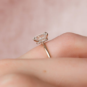 The Nelly Set With A 1 Carat Emerald Lab Diamond