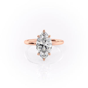 The Nelly Set With A Marquise Moissanite