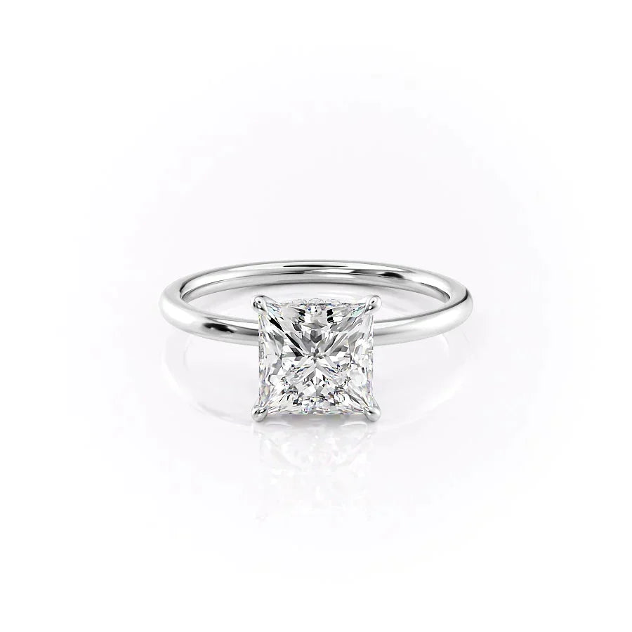 The Nelly Set With A Princess Moissanite