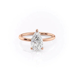The Nelly Set With A Pear Moissanite