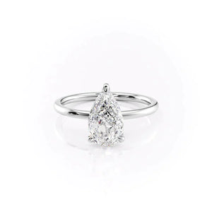 The Nelly Set With A Pear Moissanite