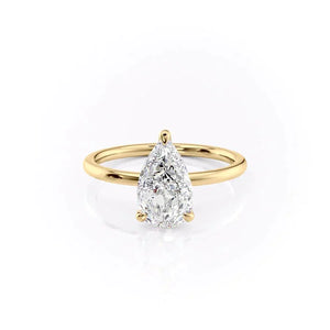 The Nelly Set With A Pear Moissanite