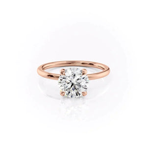 The Nelly Set With A Round Moissanite
