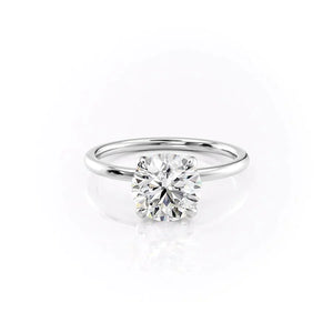 The Nelly Set With A Round Moissanite