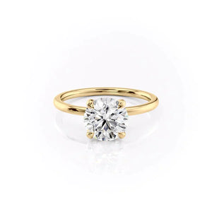 The Nelly Set With A 1 Carat Round Lab Diamond