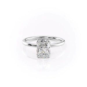 The Nelly Set With A Radiant Moissanite