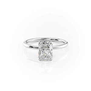 The Nelly Set With A 2.5 Carat Radiant Moissanite