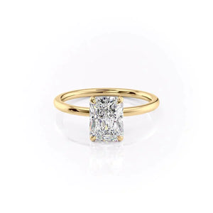 The Nelly Set With A Radiant Moissanite