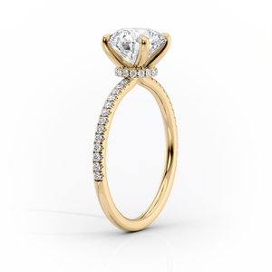 The Pave Nelly Set With A 2 Carat Marquise Lab Diamond