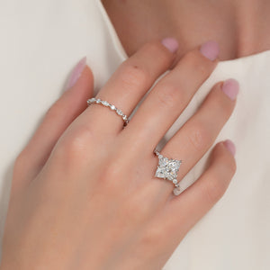 The Kristen Set With A 2 Carat Marquise Lab Diamond