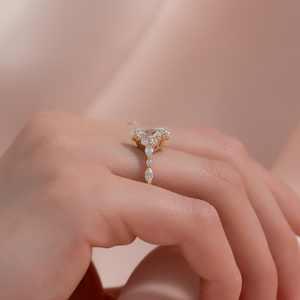 The Kristen Set With A 2 Carat Oval Lab Diamond