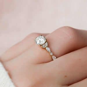 The Kristen Set With A 2 Carat Round Lab Diamond