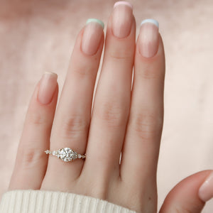 The Kristen Set With A 2 Carat Round Lab Diamond