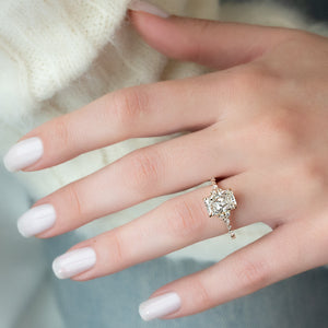 The Kristen Set With A 3 Carat Radiant Lab Diamond