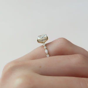 The Lindsey Set With A 2 Carat Cushion Lab Diamond