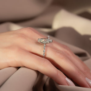 The Lindsey Set With A 2 Carat Marquise Lab Diamond