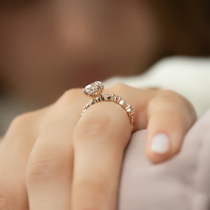 The Lindsey Set With A 2 Carat Round Lab Diamond