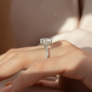 The Lindsey Set With A 2 Carat Round Lab Diamond