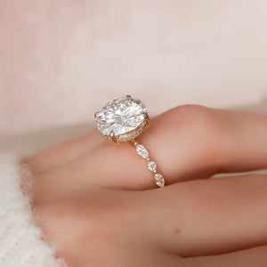 The Lindsey Set With A 2 Carat Round Lab Diamond