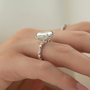 The Lindsey Set With A 2 Carat Radiant Lab Diamond