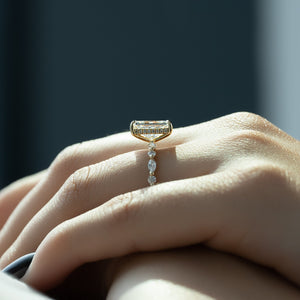 The Lindsey Set With A 2 Carat Radiant Lab Diamond