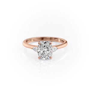 The Pears Liv Set With A 1.5 Carat Elongated Cushion Moissanite