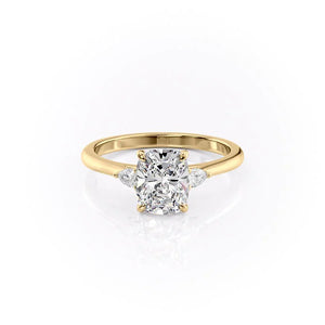 The Pears Liv Set With A 1.5 Carat Elongated Cushion Moissanite