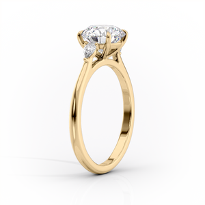 The Pears Liv Set With A 2.5 Carat Marquise Lab Diamond