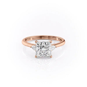 The Pears Liv Set With A Princess Moissanite