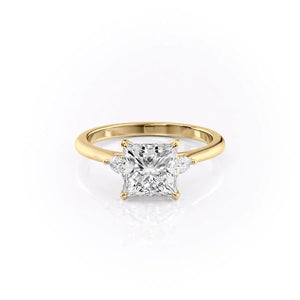 The Pears Liv Set With A Princess Moissanite
