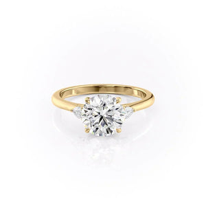 The Pears Liv Set With A 3.5 Carat Round Moissanite