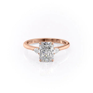 The Pears Liv Set With A 1 Carat Radiant Lab Diamond