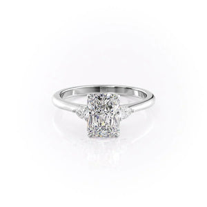 The Pears Liv Set With A 3.5 Carat Radiant Moissanite