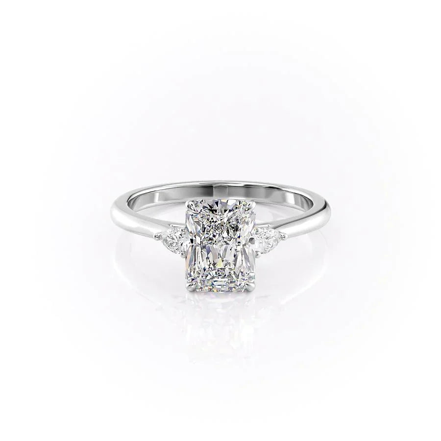 The Pears Liv Set With A 3 Carat Radiant Lab Diamond