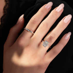 The Pears Liv Set With A 3 Carat Radiant Lab Diamond