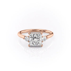 The Lia Set With A Princess Moissanite