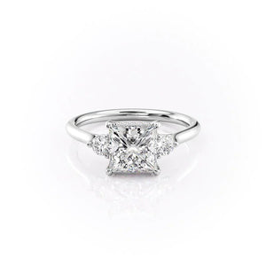The Lia Set With A Princess Moissanite